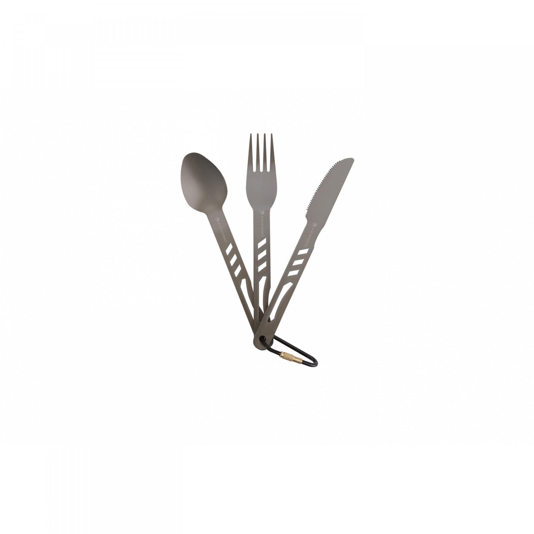 Aluminium cutlery set Ferrino