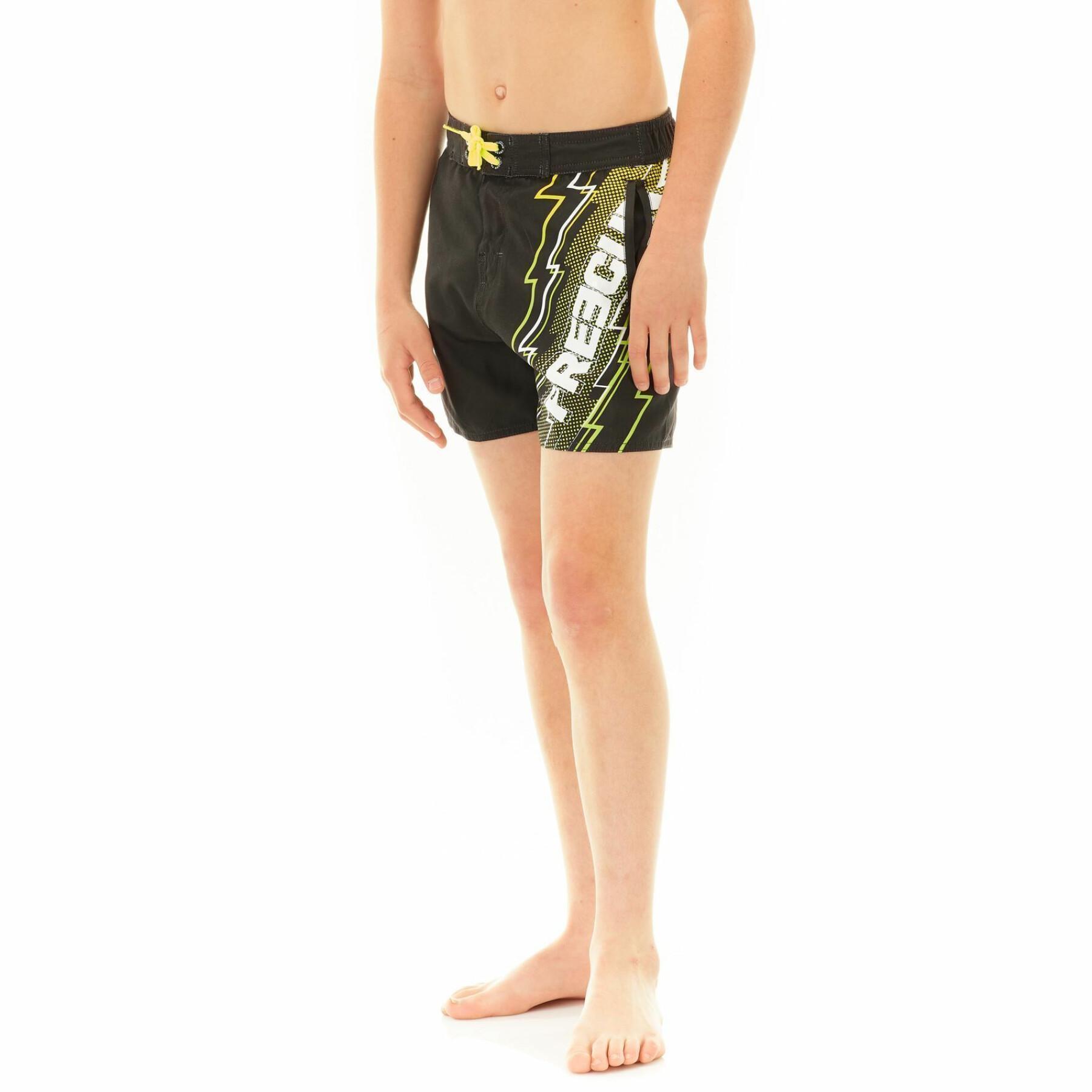 Short swim shorts with a half-lined waistband for children Freegun Eclair