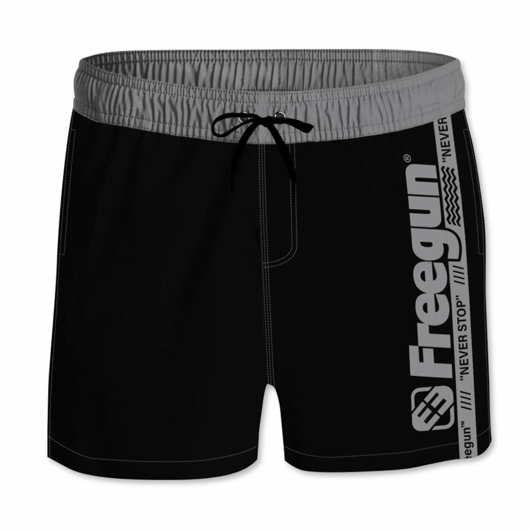 Short swim shorts with elastic waistband Freegun