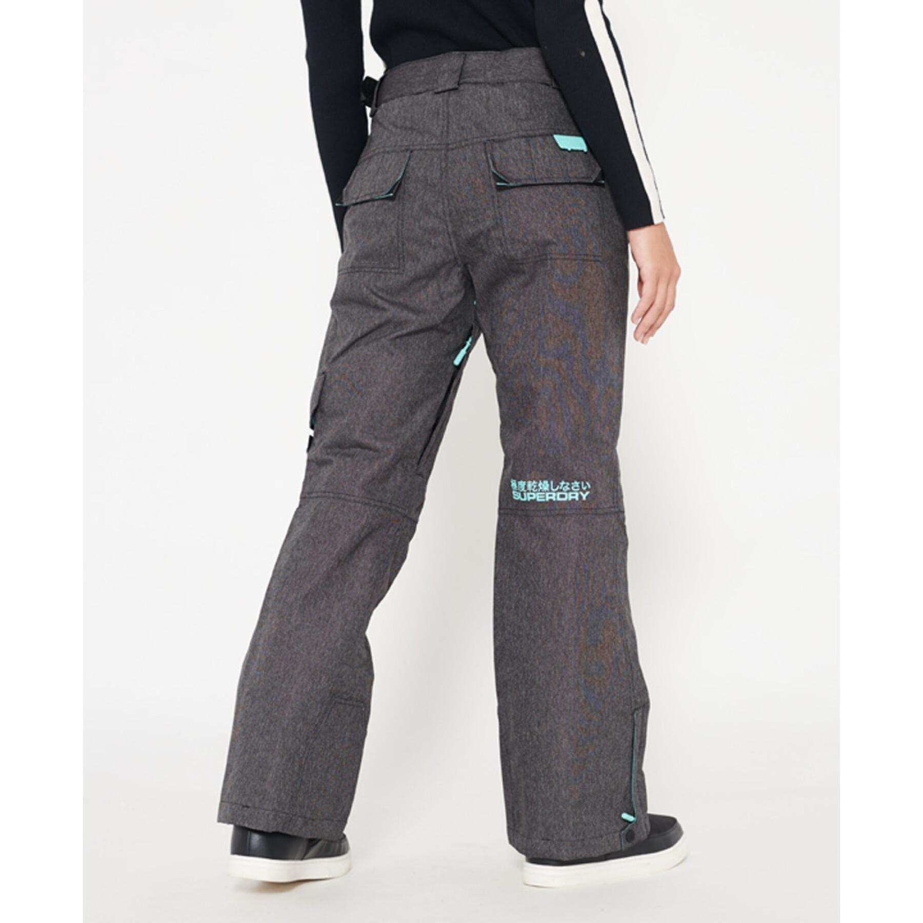 Women's trousers Superdry Snow