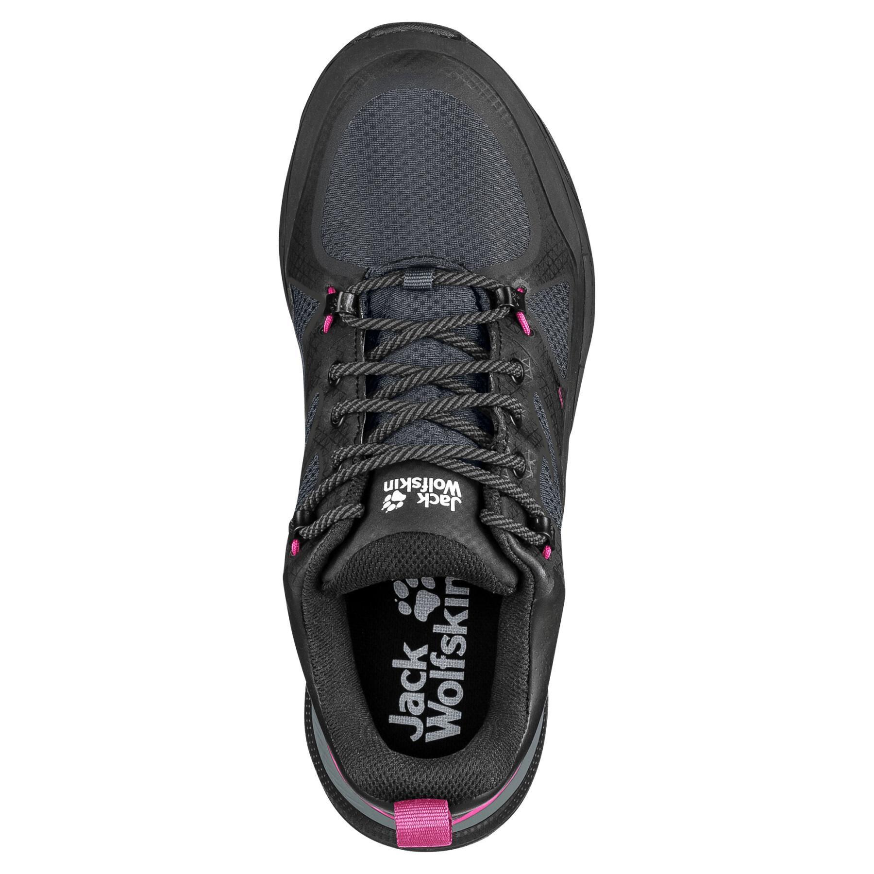 Low hiking shoes for women Jack Wolfskin force striker texapore