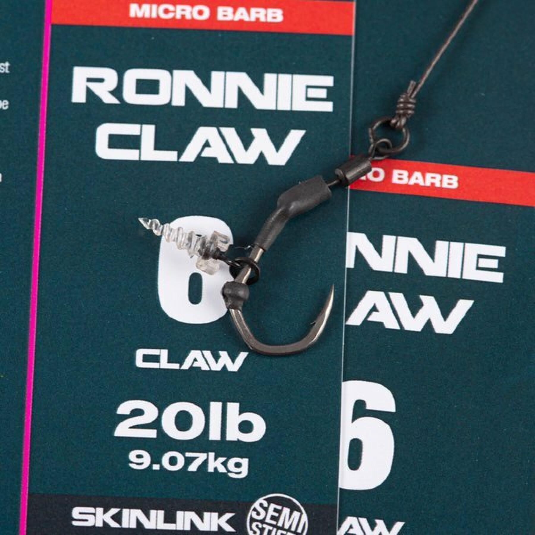 Mounted leader Nash Ronnie Claw Rig Barbless