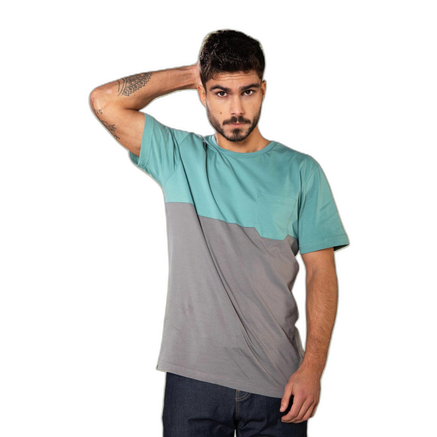 T-shirt with two-colored pocket Snap Climbing