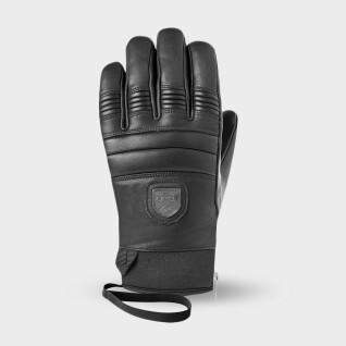 Leather ski gloves Racerpremium primaloft