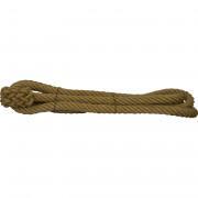 Smooth hemp rope size 9.5 m, diameter 30mm Sporti France